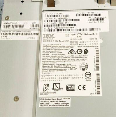 LTO-8 HH SAS 6Gb for IBM TS4300 RoHS2 00GH784 01PL360 Tape Drive