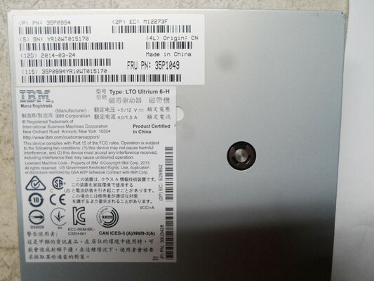 35P0994 35P1049 39U3428 for IBM LTO6 HH SAS Internal Drive