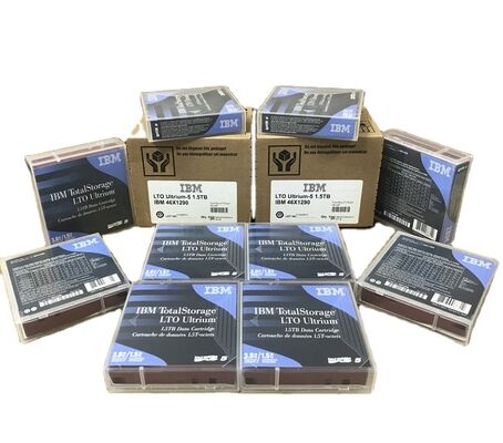 46X1290IBMLTO5 Cartridge Tapes 00V7590 01PL04195P4436 46X1290 38L7302 02XW568 for IBMTO5 LTO4 /LTO5/LTO6/LTO7/LTO8/LTO9