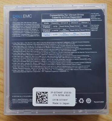 For DELL LTO 7 Ultrium 7 Data Backup Tape 07J4HF 6TB-15TB