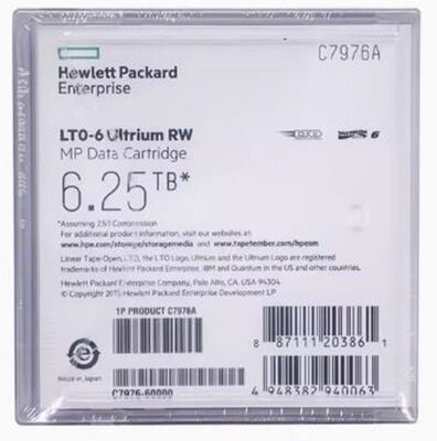 C7976A C7977A Q2078A Original NEW Data Cartridge LTO 6  LTO7 LTO8 Ultrium 6 Ultrium 7 Ultrium 8 Data Backup Tapes