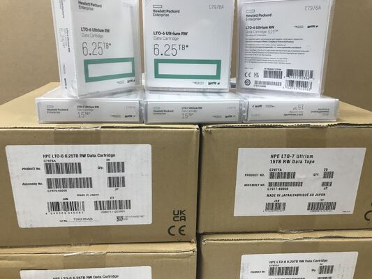 C7976A C7977A Q2078A Original NEW Data Cartridge LTO 6  LTO7 LTO8 Ultrium 6 Ultrium 7 Ultrium 8 Data Backup Tapes