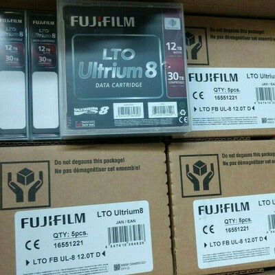For NEW FUJIFILM LTO8 Ultrium 8 Data Tape Cartridge Data Tape 12TB 30TB