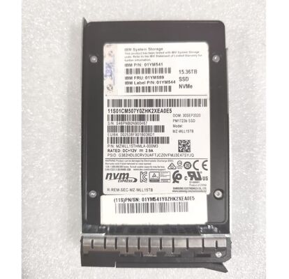 01YM589 01CM507 for IBM 15.36TB PM1723b NVMe 01LL515 01LL512 01LL505 01YM541 Ssd Hard Drive