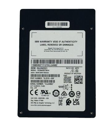 00VN371 XS3840SE70014 3.84TB SAS 12G  2.5inch SSD Hard Drive