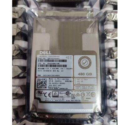 For  R730 R740 R750 Solid State Drive 43PCJ 043PCJ PX05SVB048Y 480G SAS SSD 12GB 03PR5C KPM5XVU480G SSD