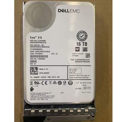 For  039XRY ST16000NM005G Enterprise Hard Drive 16TB SATA 3.5 4N7V0 MG08SCA16TEY 16T SAS SATA 3.5 Hard Drive 0HPGJ4 08CCGH