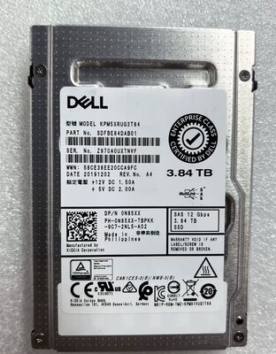 For DELL KPM5XRUG3T84 0N85XX SSD 3.84T SAS SSD 2.5 12GB