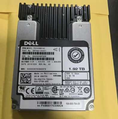 For  R640 R540 R650 R750 R550 SSD 04KG4X GPK3R 0R87FK 0MW5KG SAS SSD 2.5 PX04SRB096 PX04SRB192 PX04SRB384 SSD