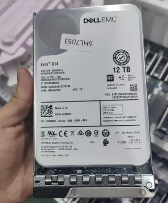0DK7C9 0KFJ7G 09HXK6 0YMN53 MG07SCA12TEY ST12000NM0158 HUH721212AL5200 0T2YHT HUH721212ALE600 for DELL EMC 12T SAS Hard Drive