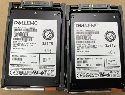 For EMC Unity 3.84T SSD D3F-D2SFXL2-3840 005052379 005052868 005052869 SAS SSD Disk