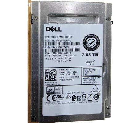 0GT7GT 7.68TB EMC SAS KPM5XRUG7T68 GT7GT R7525 R6525 R7515 SAS SSD Hard Drives