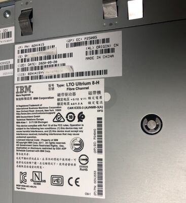 3555-AGKM 6741-B1ER 01KP952 00GH812 02XV415 00GH785 TS4300 LTO8 HH FC Drive Tape Drive