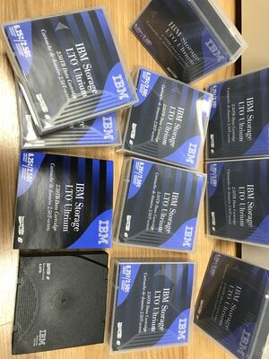 LTO 6 00V7590 Brand Original New for IBM LTO6 Ultrium 6 Backup Tape 00V7590 2.5TB-6.25TB Data Cartridges