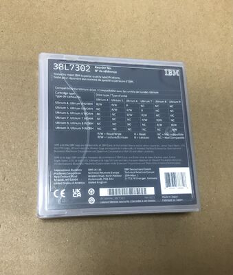 38L7302 Brand New IBMLTO7 Ultrium 7 Data Tape 6TB-15TB 38L7302 Original NEW