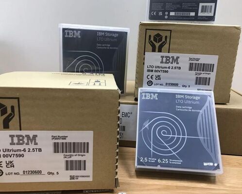 LTO6 00V7590 2.5TB-6.25TB Ultrium 6  Tape Data Cartridge