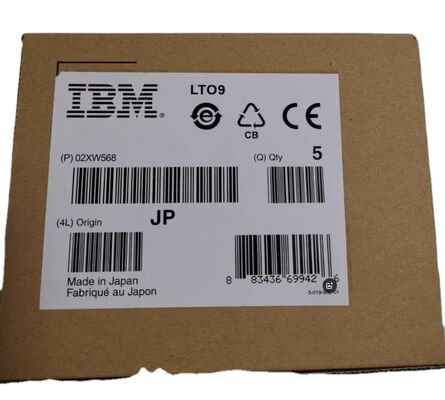 LTO9 Tape 02XW568 Ultrium 9 18TB-46TB Original New Backup Data Cartridge