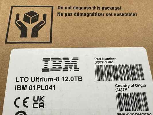 Original New for IBM LTO8 Data Tape 01PL041 12TB -30TB Ultrium 8 Data Cartridge Data Tape