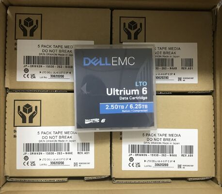 LTO Ultrium Data Cartridge LTO4/LTO5/LTO6/LTO7/LTO8/LTO9 Data Cartridge Tape for DELL EMC
