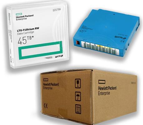 Original NEW Data Backup Tape Cartridge Q2079A for HPE LTO 9 Ultrium 9  Data Backup Tape 45TB Q2079A