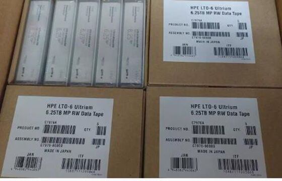 For HPE DELL Lenovo  FUJIFILM Quantum IBM LTO Ultrium 4/ 5/6/7/8/9 Original NEW HPE LTO6 Data Backup Tape C7976A