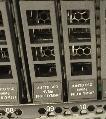 01YM587 01YM525 01YM582 for IBM F9100 3.84TB SSD NVMe Ssd Hard Drive