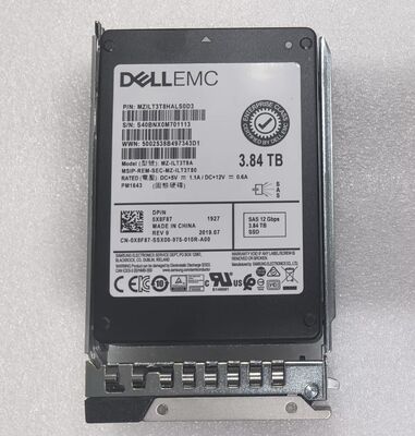 For  3.84TB SAS SSD PM1643 0X8F87 MZ-ILT3T8A 02VY8H 0TT26V MZILT3T8HALSAD4 MZILT3T8HALS0D3 WUSTR1538ASS200 091w3v SSD