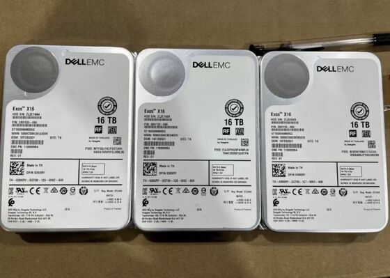 For DELL 039XRY ST16000NM005G Enterprise Hard Drive 16TB SATA 3.5 4N7V0 MG08SCA16TEY 16T SAS SATA 3.5 Hard Drive 0HPGJ4 08CCGH