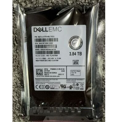For DELL EMC ME4012 ME4024 ME4084 3.84T SATA 2.5 SSD PM883 0FYP5F MZ-7LH3T8A Storage SSD