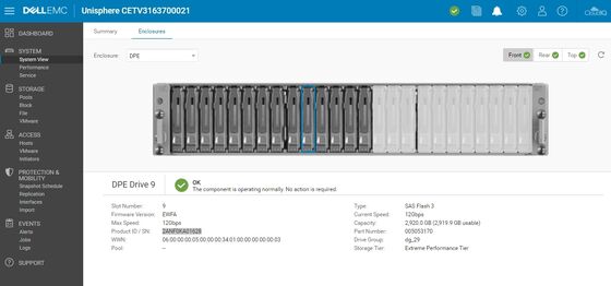 For EMC EMC D4-2SFXL-3200 005053170 005053171 005053173 Unity X380 480 3.2T SAS SSD Hard Drive