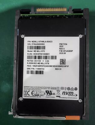 For DELL EMC PowerStore 15.36TB NVMe SSD 005053082 005053083 005052925 005052926 005053708 SSD 118000743 PM1723b 005052700 SSD